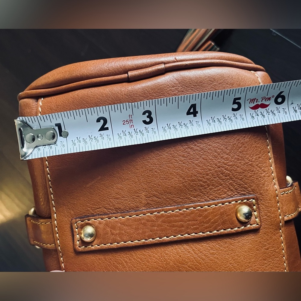 Dooney & Bourke Tan Leather Shoulder Bag - Picture 10 of 10